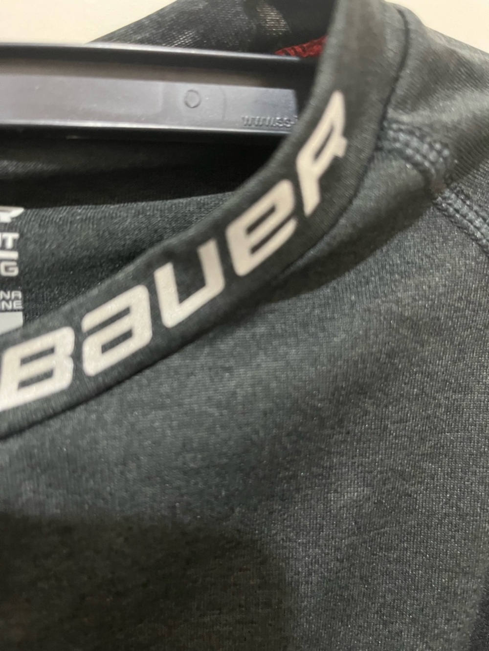 NWT Bauer Black and White Hockey Fit Youth L - Picture 4 of 9